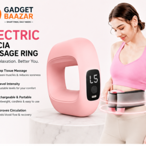 Electric Fascia Massage Ring rechargeable body massager for waist, abdomen, muscle relaxation and fitness recovery.